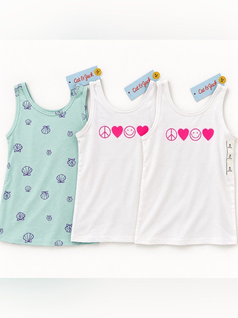 Cat & Jack Girls’ Tank Top Bundle of 3 | NWT | Size M